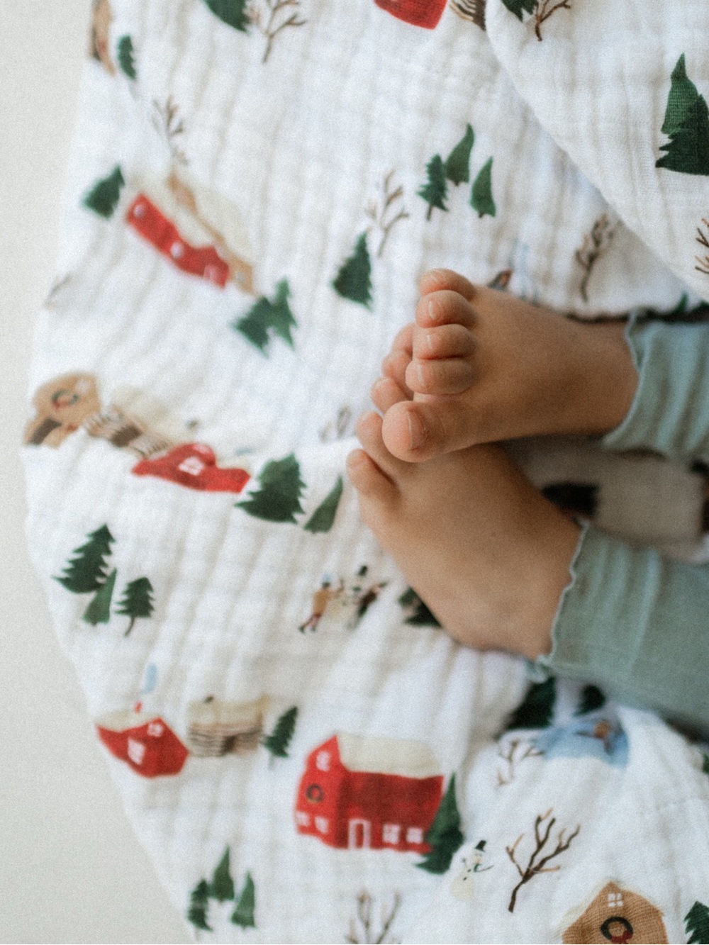 Little Unicorn Cotton Muslin Swaddle Blanket - Cozy Cabins